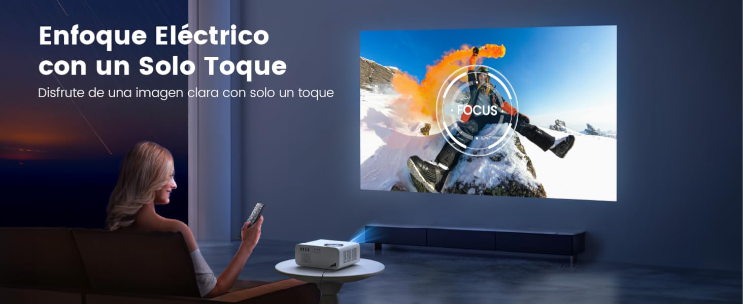 Proyector WiFi Bluetooth Full HD 1080P