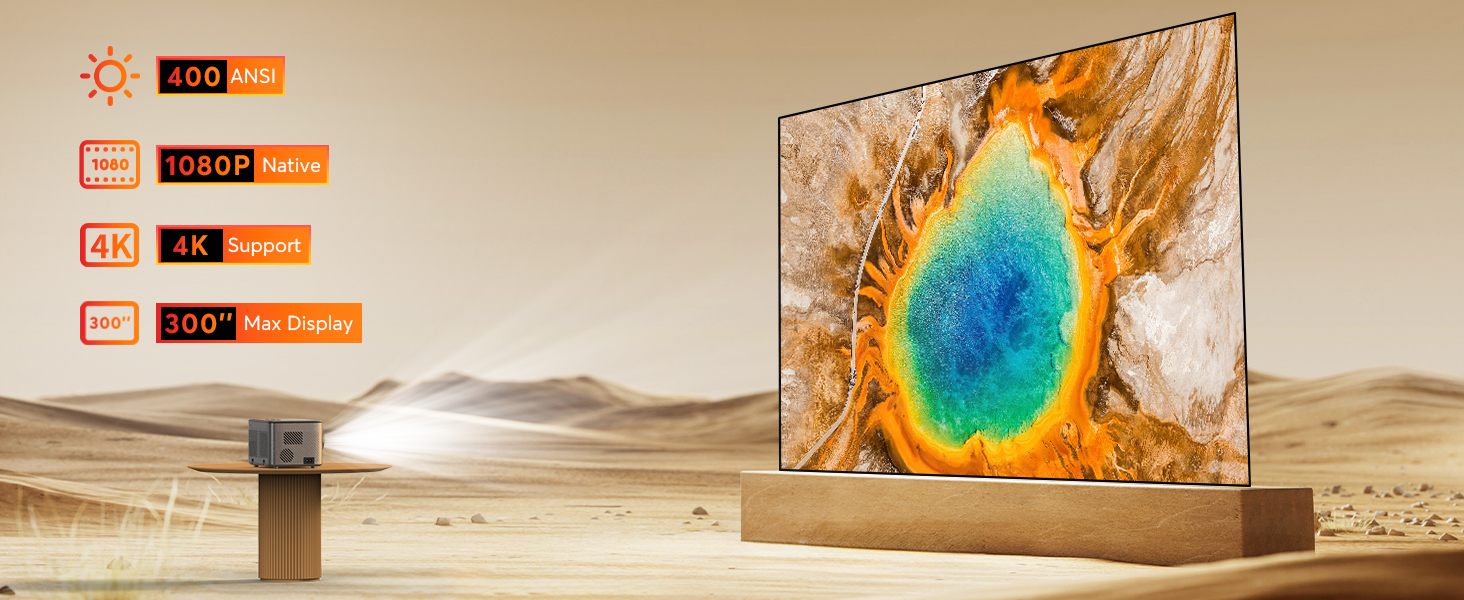 Proyector 4K Soporte
